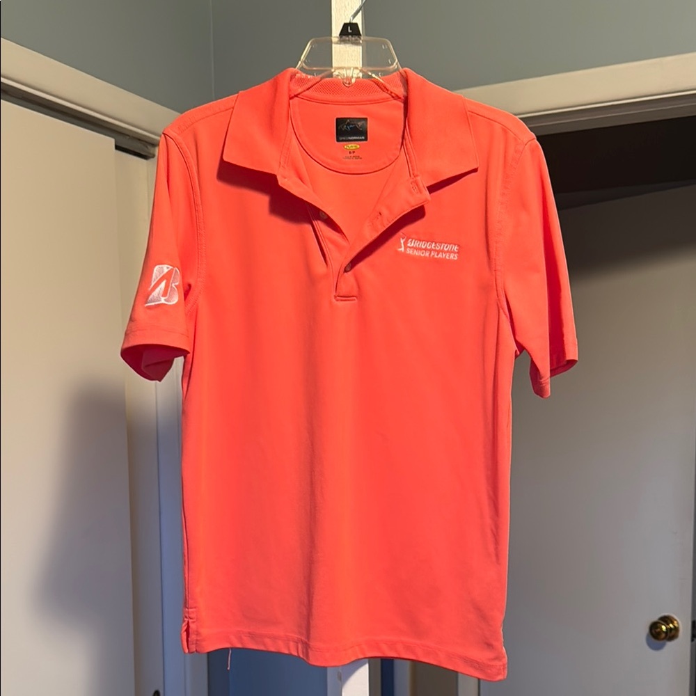 Greg Norman Collection Salmon Polo Shirt